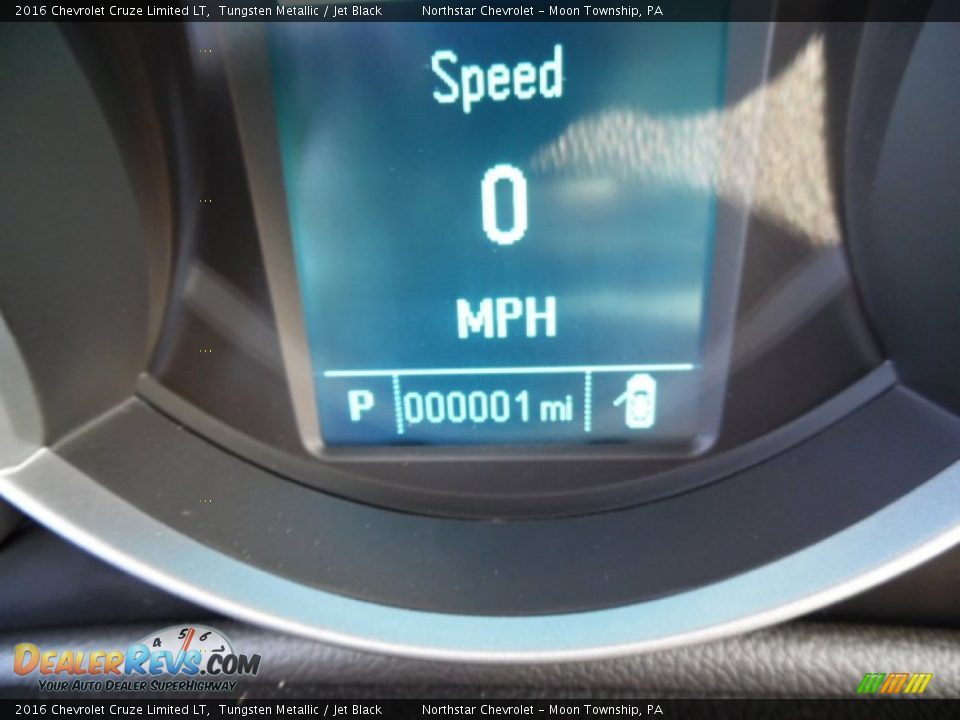 2016 Chevrolet Cruze Limited LT Tungsten Metallic / Jet Black Photo #20