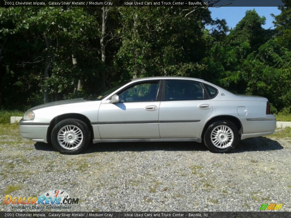 2001 Chevrolet Impala Galaxy Silver Metallic / Medium Gray Photo #8