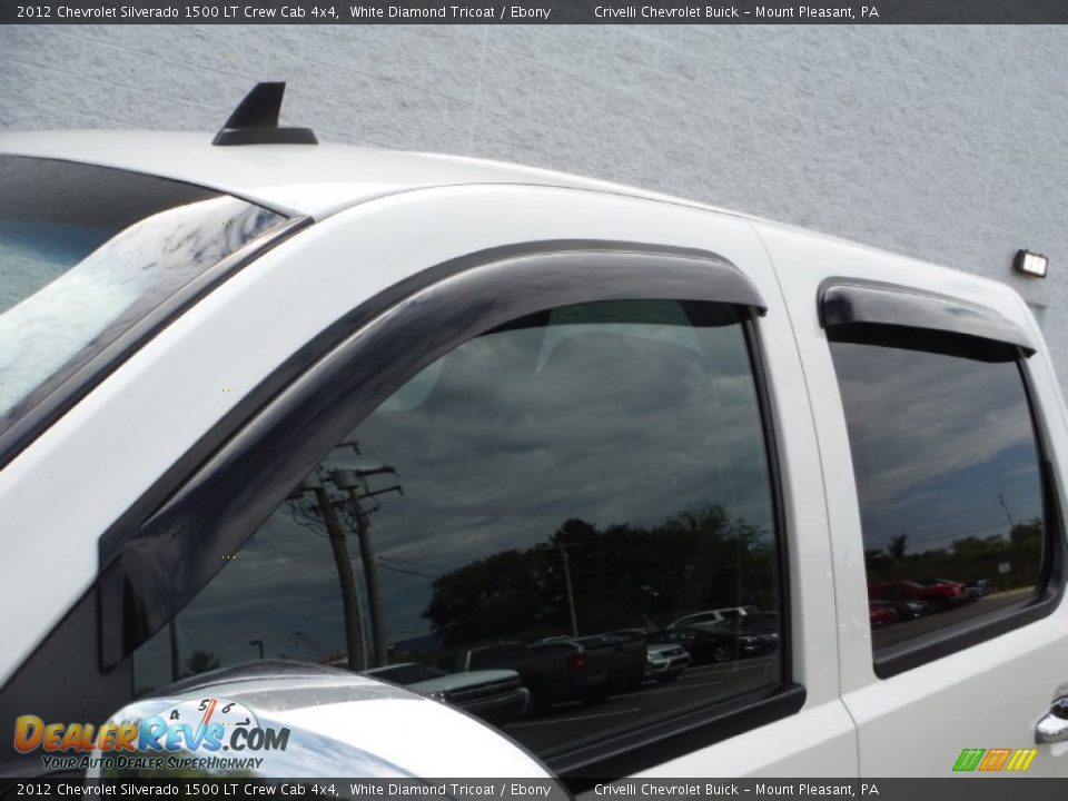 2012 Chevrolet Silverado 1500 LT Crew Cab 4x4 White Diamond Tricoat / Ebony Photo #5