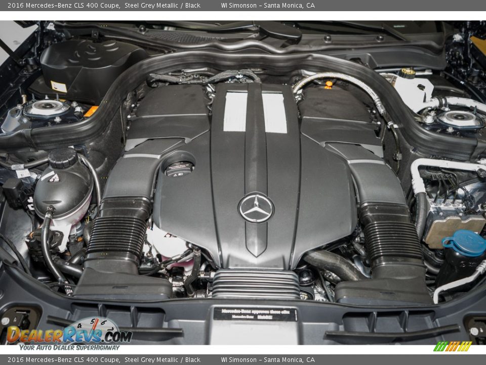 2016 Mercedes-Benz CLS 400 Coupe 3.0 Liter DI Twin-Turbocharged DOHC 24-Valve VVT V6 Engine Photo #9