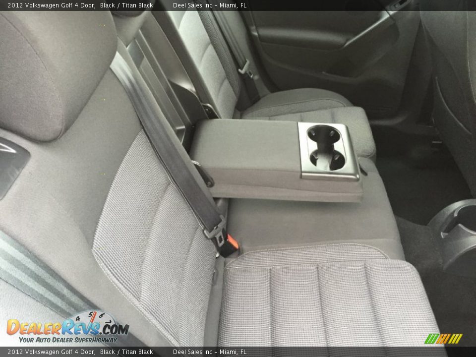 2012 Volkswagen Golf 4 Door Black / Titan Black Photo #11