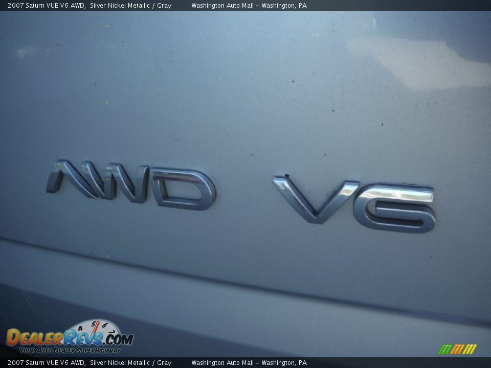 2007 Saturn VUE V6 AWD Silver Nickel Metallic / Gray Photo #7