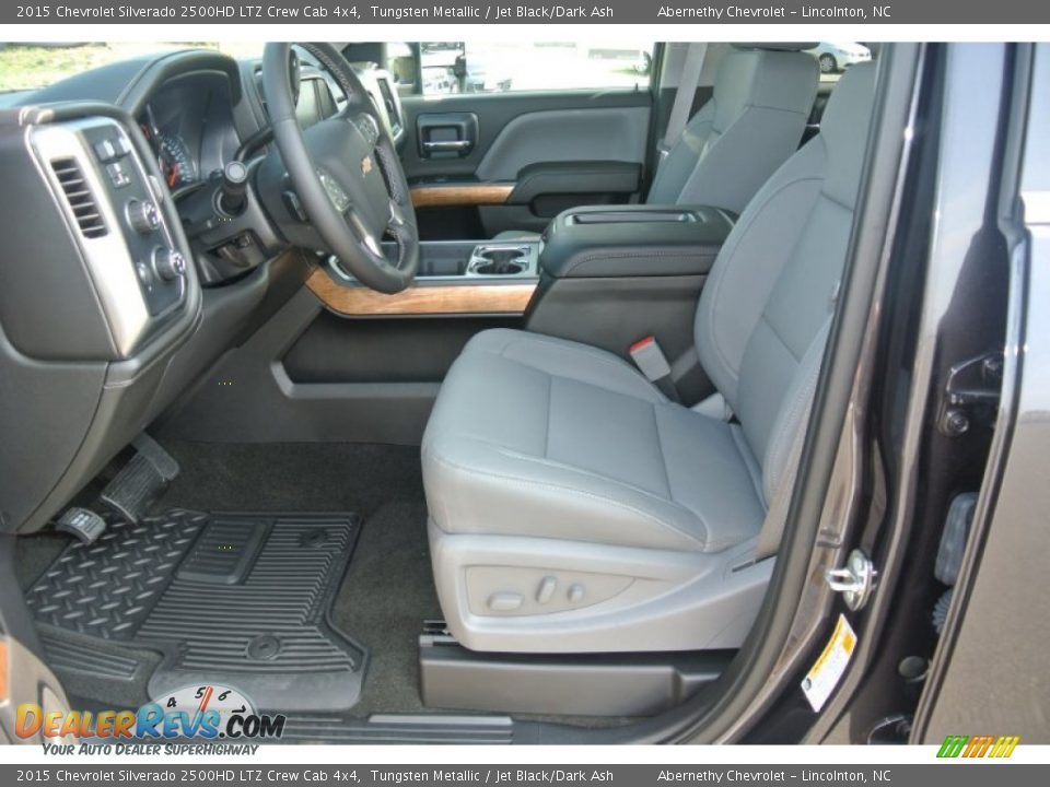 2015 Chevrolet Silverado 2500HD LTZ Crew Cab 4x4 Tungsten Metallic / Jet Black/Dark Ash Photo #7