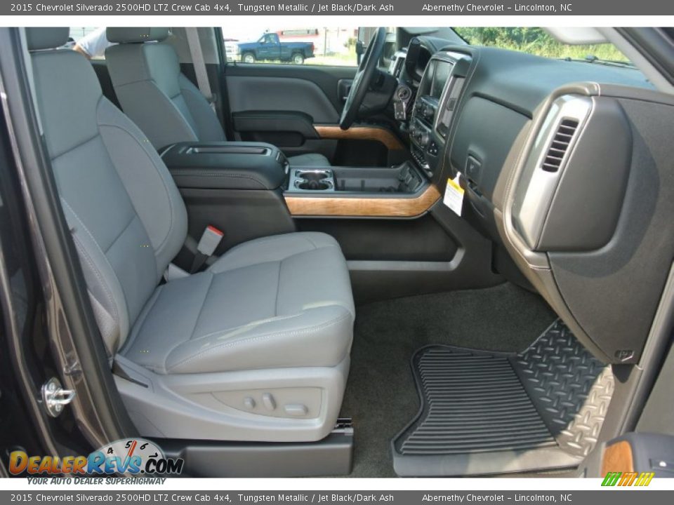 2015 Chevrolet Silverado 2500HD LTZ Crew Cab 4x4 Tungsten Metallic / Jet Black/Dark Ash Photo #18