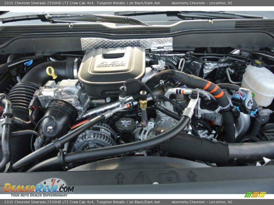 2015 Chevrolet Silverado 2500HD LTZ Crew Cab 4x4 Tungsten Metallic / Jet Black/Dark Ash Photo #21