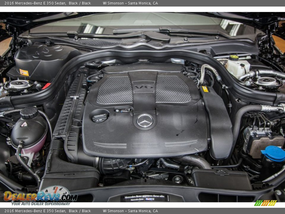 2016 Mercedes-Benz E 350 Sedan Black / Black Photo #9