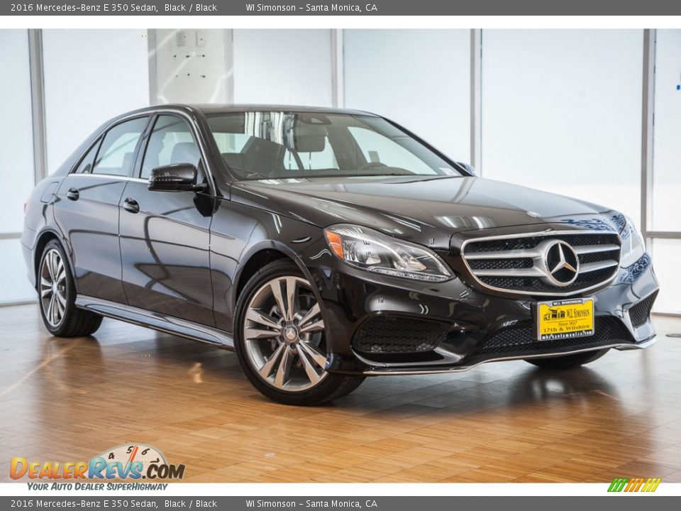 2016 Mercedes-Benz E 350 Sedan Black / Black Photo #12