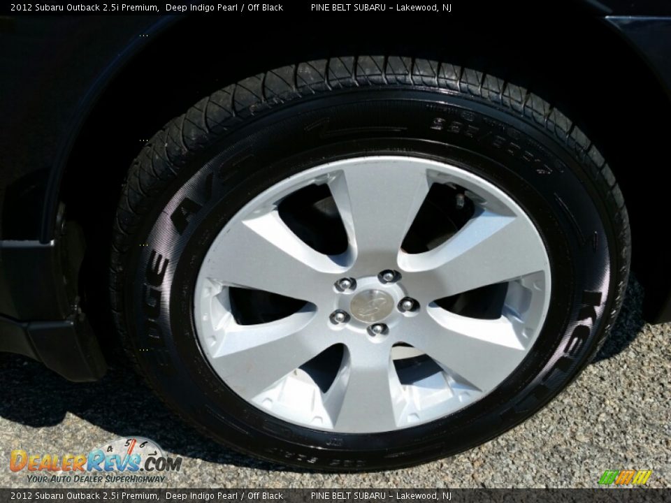2012 Subaru Outback 2.5i Premium Deep Indigo Pearl / Off Black Photo #4