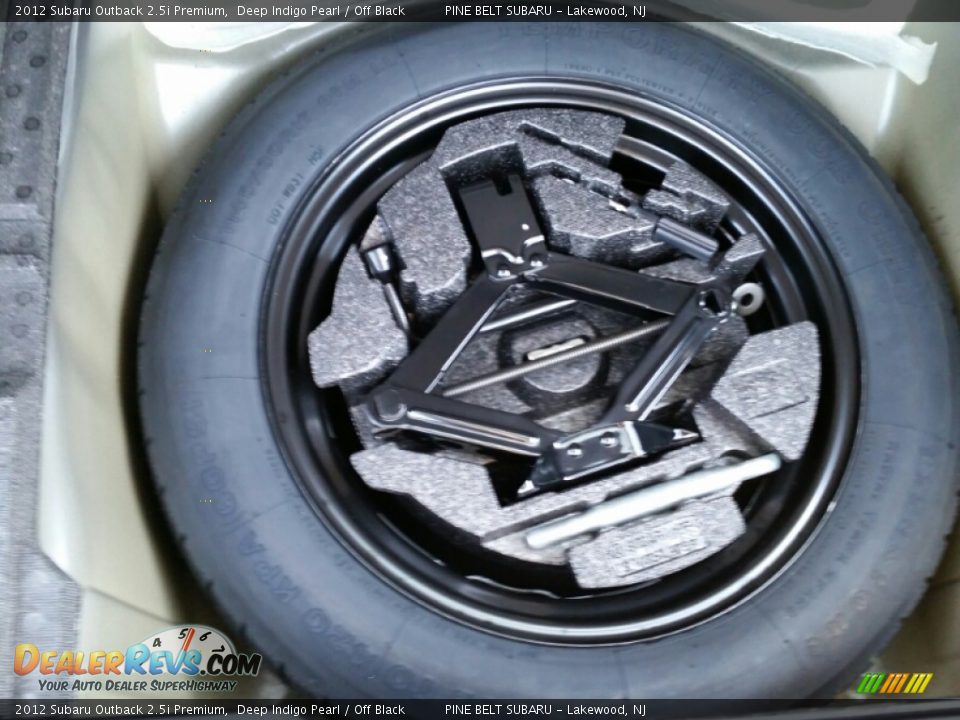 2012 Subaru Outback 2.5i Premium Deep Indigo Pearl / Off Black Photo #10