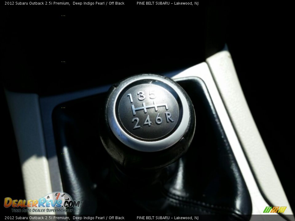 2012 Subaru Outback 2.5i Premium Deep Indigo Pearl / Off Black Photo #16