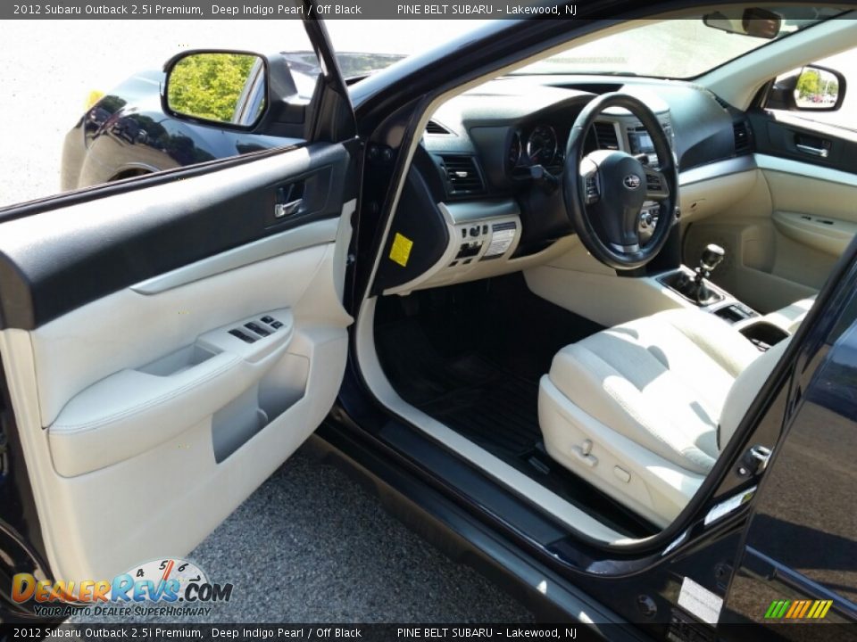 2012 Subaru Outback 2.5i Premium Deep Indigo Pearl / Off Black Photo #17