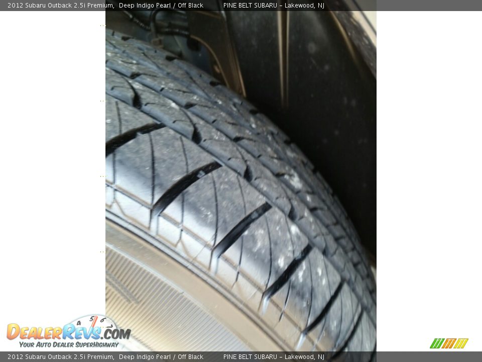 2012 Subaru Outback 2.5i Premium Deep Indigo Pearl / Off Black Photo #22
