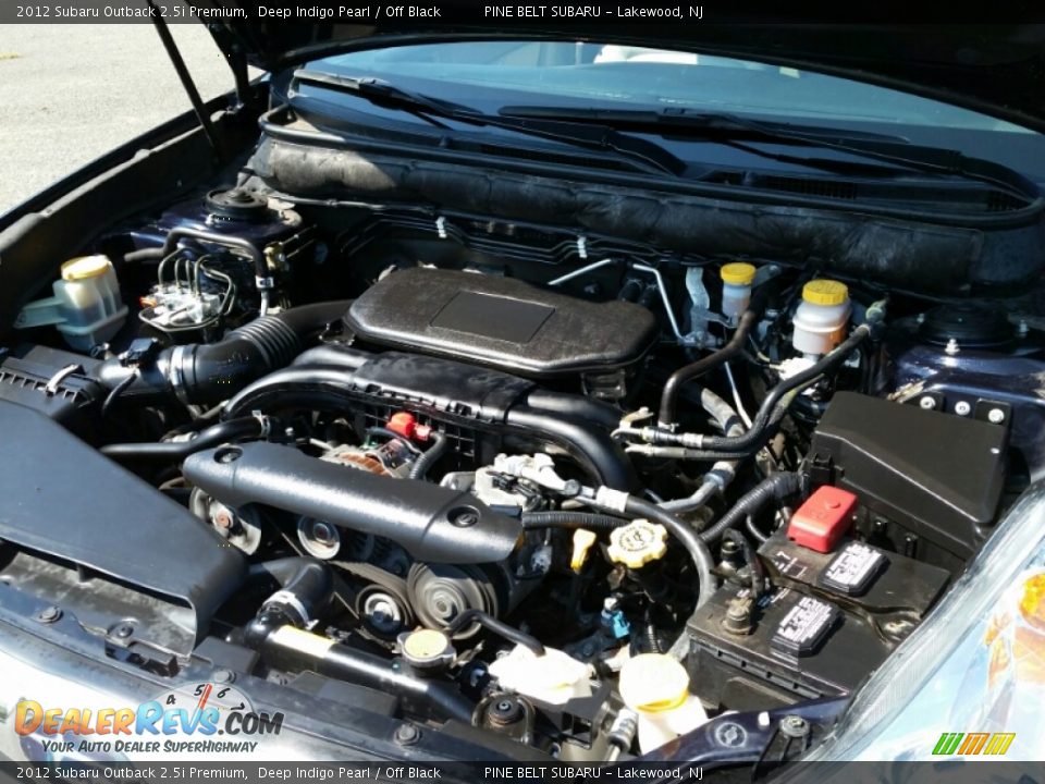 2012 Subaru Outback 2.5i Premium Deep Indigo Pearl / Off Black Photo #24