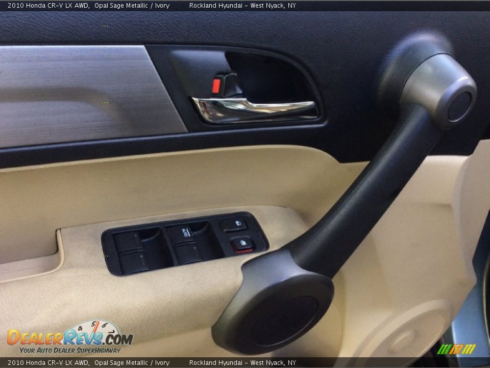 2010 Honda CR-V LX AWD Opal Sage Metallic / Ivory Photo #8