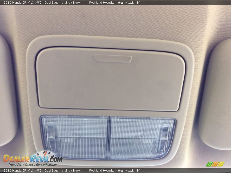 2010 Honda CR-V LX AWD Opal Sage Metallic / Ivory Photo #11
