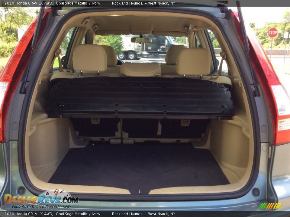 2010 Honda CR-V LX AWD Opal Sage Metallic / Ivory Photo #20