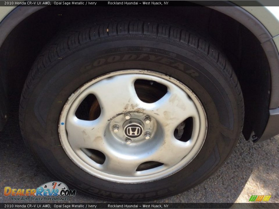 2010 Honda CR-V LX AWD Opal Sage Metallic / Ivory Photo #26