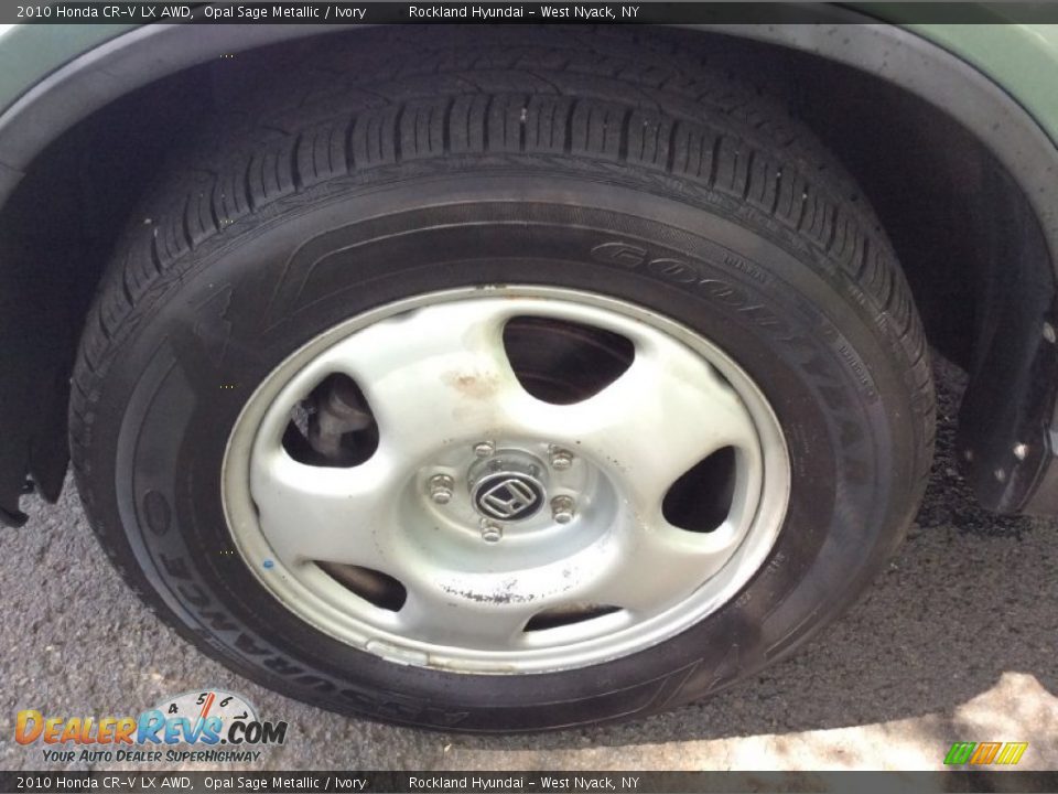 2010 Honda CR-V LX AWD Opal Sage Metallic / Ivory Photo #27