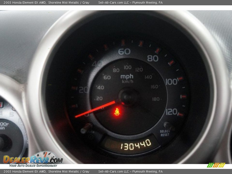 2003 Honda Element EX AWD Shoreline Mist Metallic / Gray Photo #27