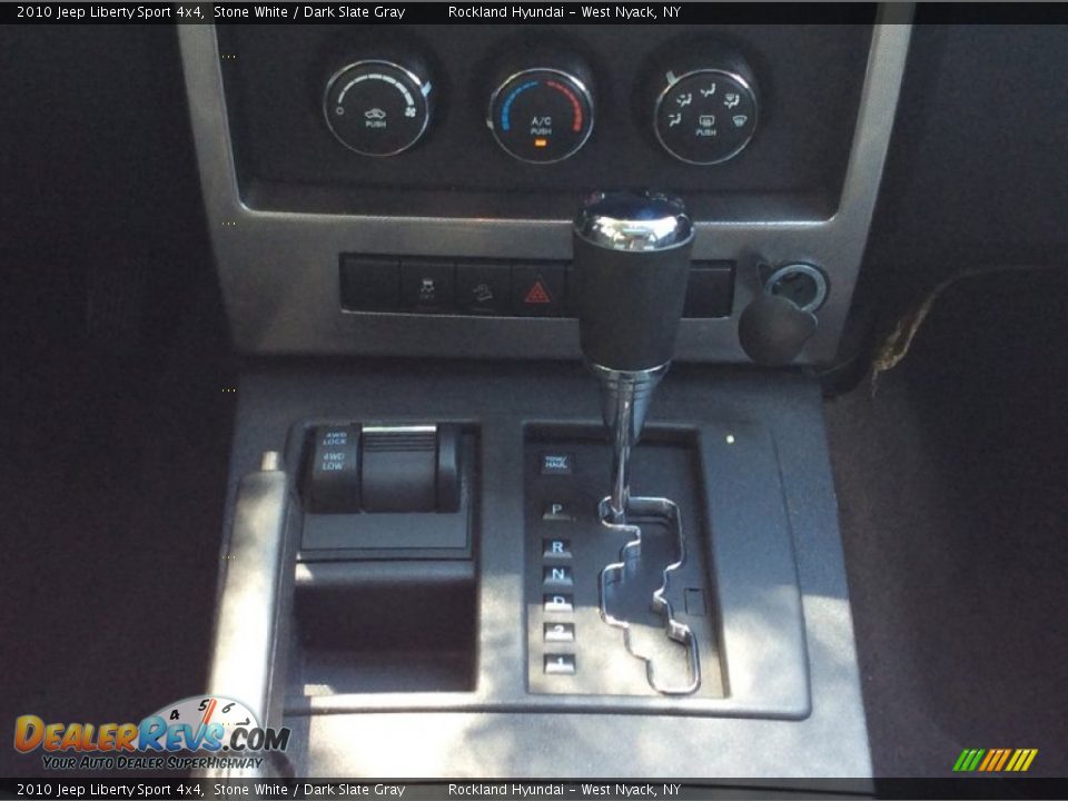 2010 Jeep Liberty Sport 4x4 Stone White / Dark Slate Gray Photo #15
