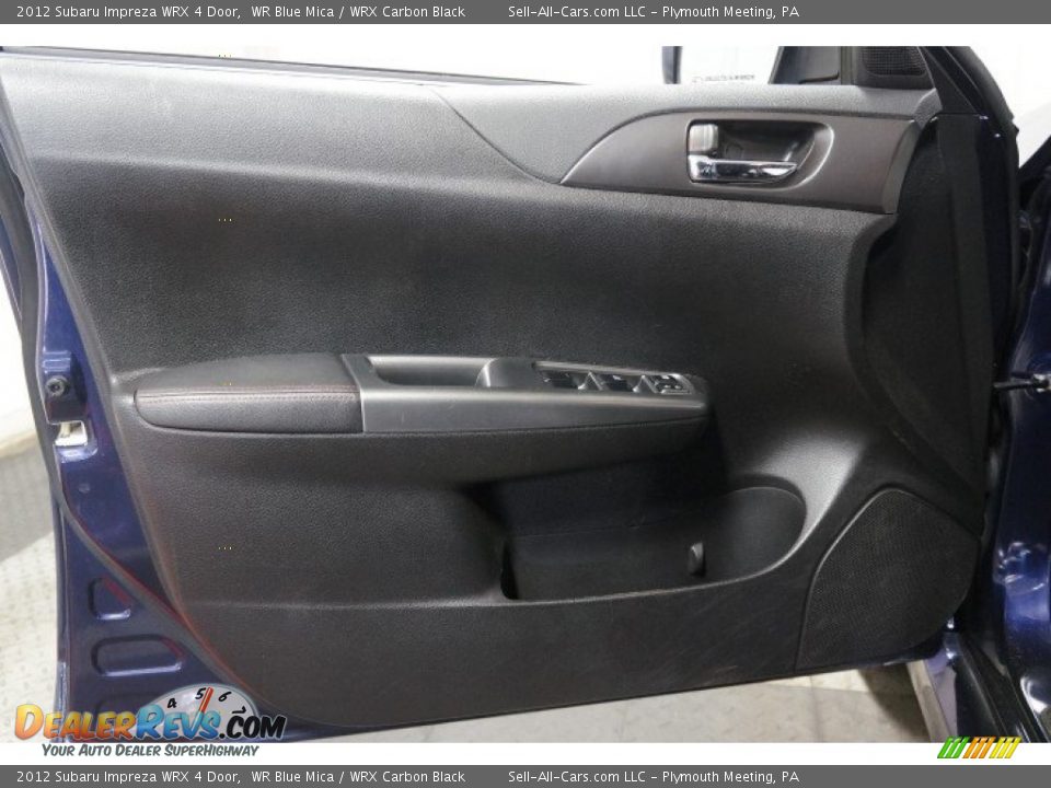 2012 Subaru Impreza WRX 4 Door WR Blue Mica / WRX Carbon Black Photo #12