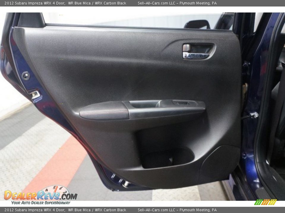 2012 Subaru Impreza WRX 4 Door WR Blue Mica / WRX Carbon Black Photo #15