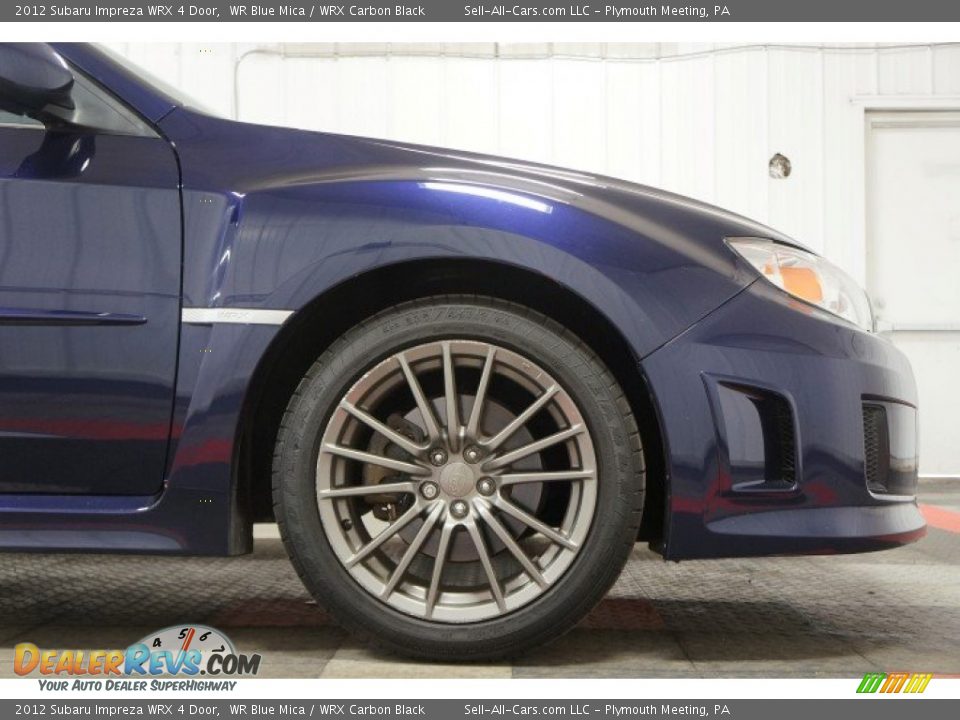 2012 Subaru Impreza WRX 4 Door WR Blue Mica / WRX Carbon Black Photo #36