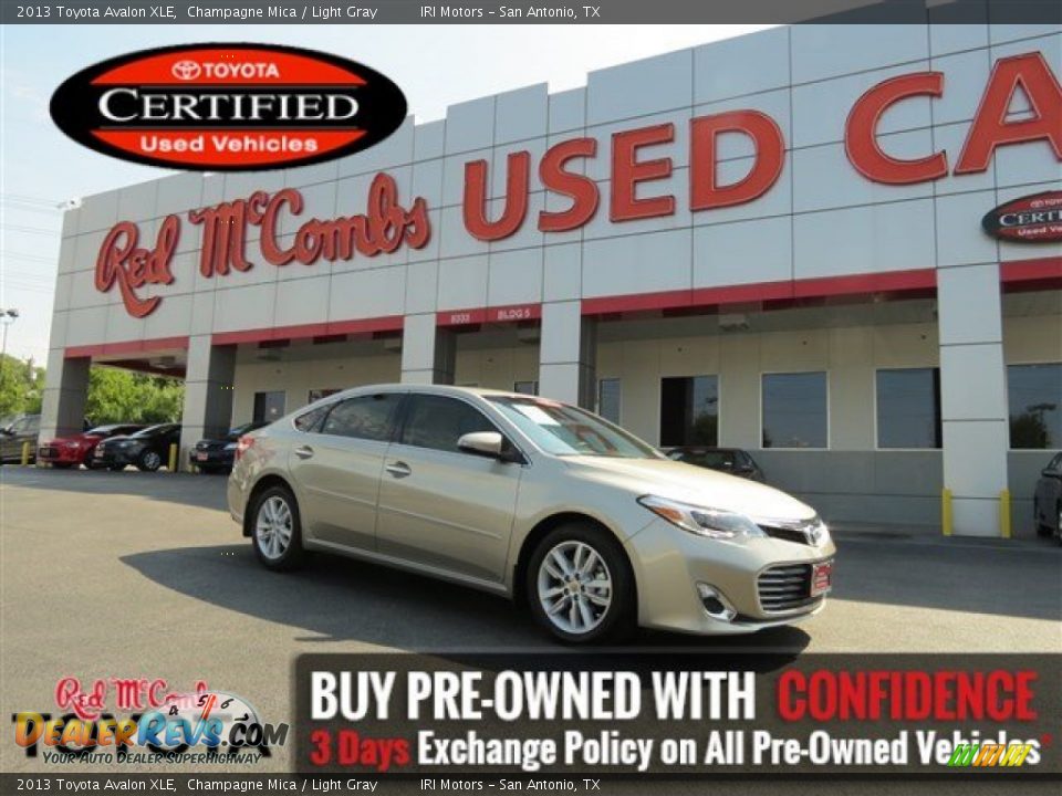 2013 Toyota Avalon XLE Champagne Mica / Light Gray Photo #1