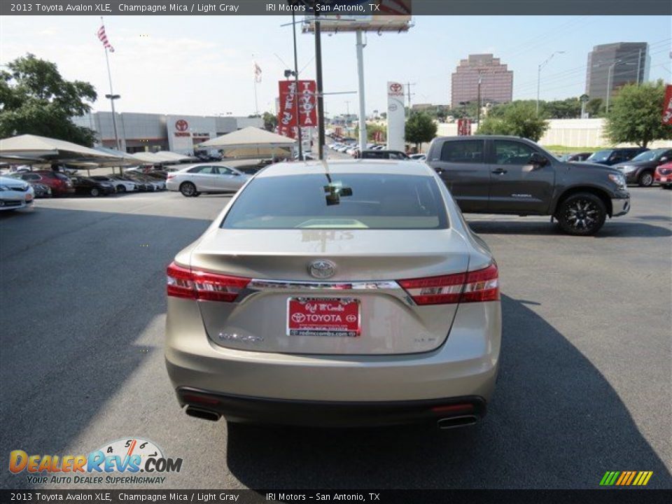 2013 Toyota Avalon XLE Champagne Mica / Light Gray Photo #7