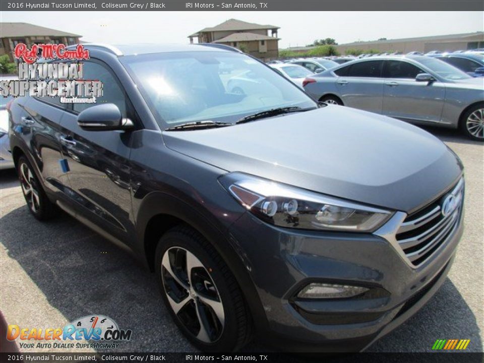 2016 Hyundai Tucson Limited Coliseum Grey / Black Photo #1