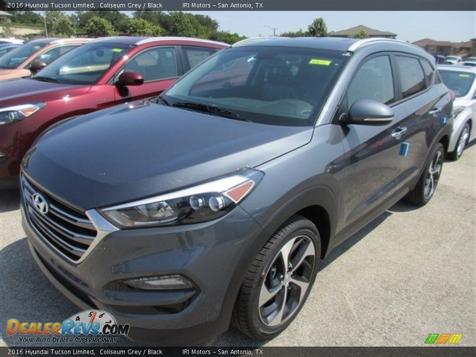 2016 Hyundai Tucson Limited Coliseum Grey / Black Photo #2