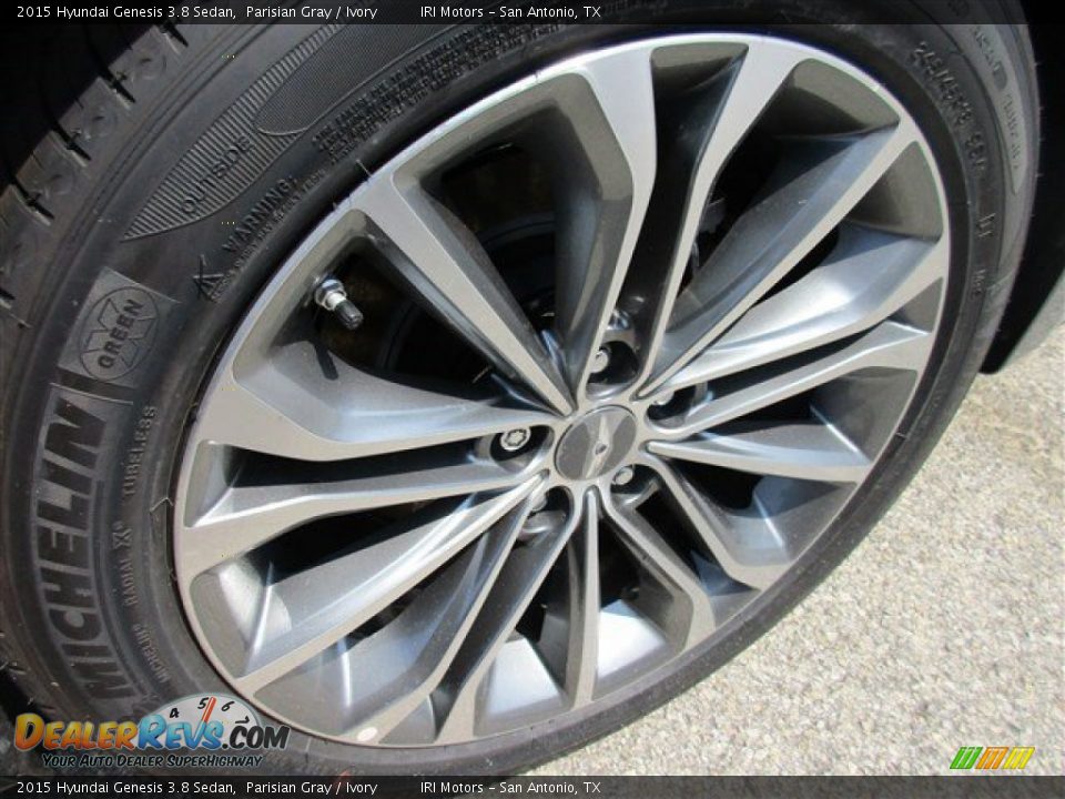2015 Hyundai Genesis 3.8 Sedan Parisian Gray / Ivory Photo #3