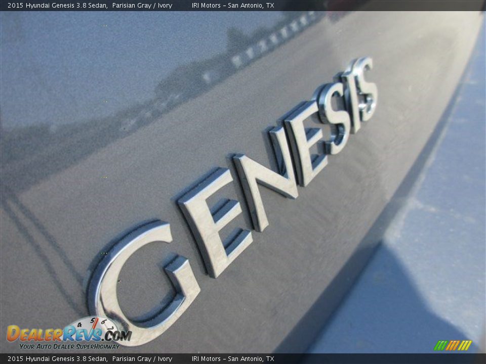 2015 Hyundai Genesis 3.8 Sedan Parisian Gray / Ivory Photo #5