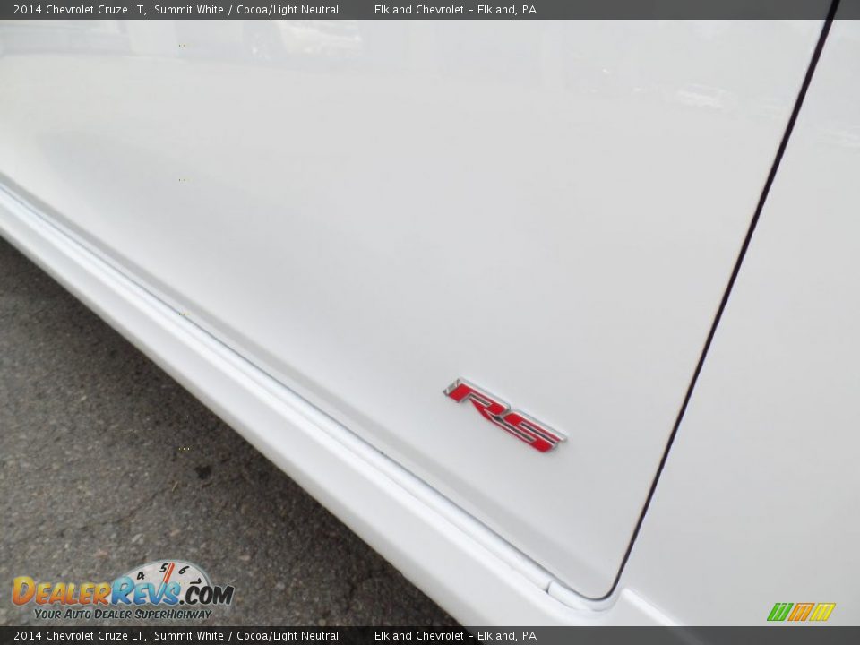 2014 Chevrolet Cruze LT Summit White / Cocoa/Light Neutral Photo #12