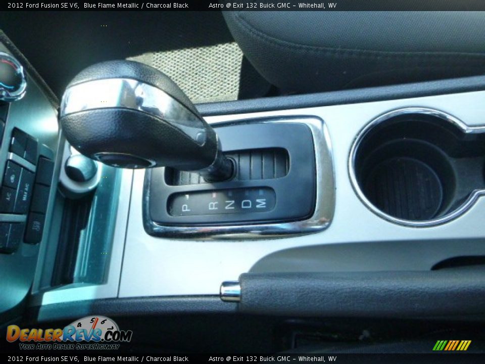 2012 Ford Fusion SE V6 Blue Flame Metallic / Charcoal Black Photo #20
