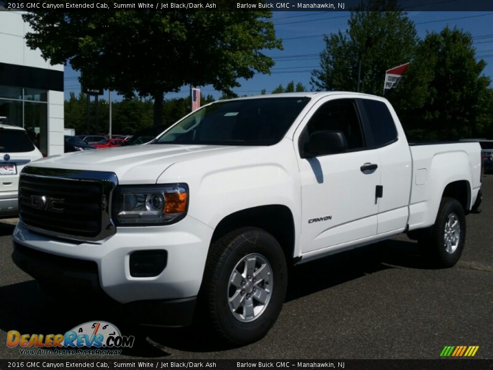 2016 GMC Canyon Extended Cab Summit White / Jet Black/Dark Ash Photo #1