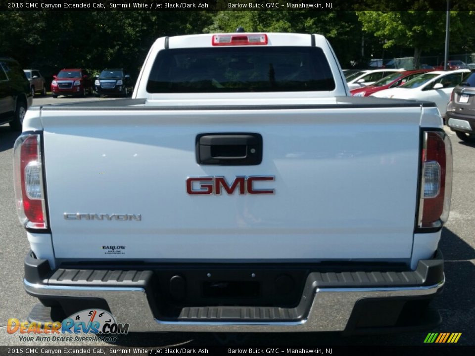 2016 GMC Canyon Extended Cab Summit White / Jet Black/Dark Ash Photo #4