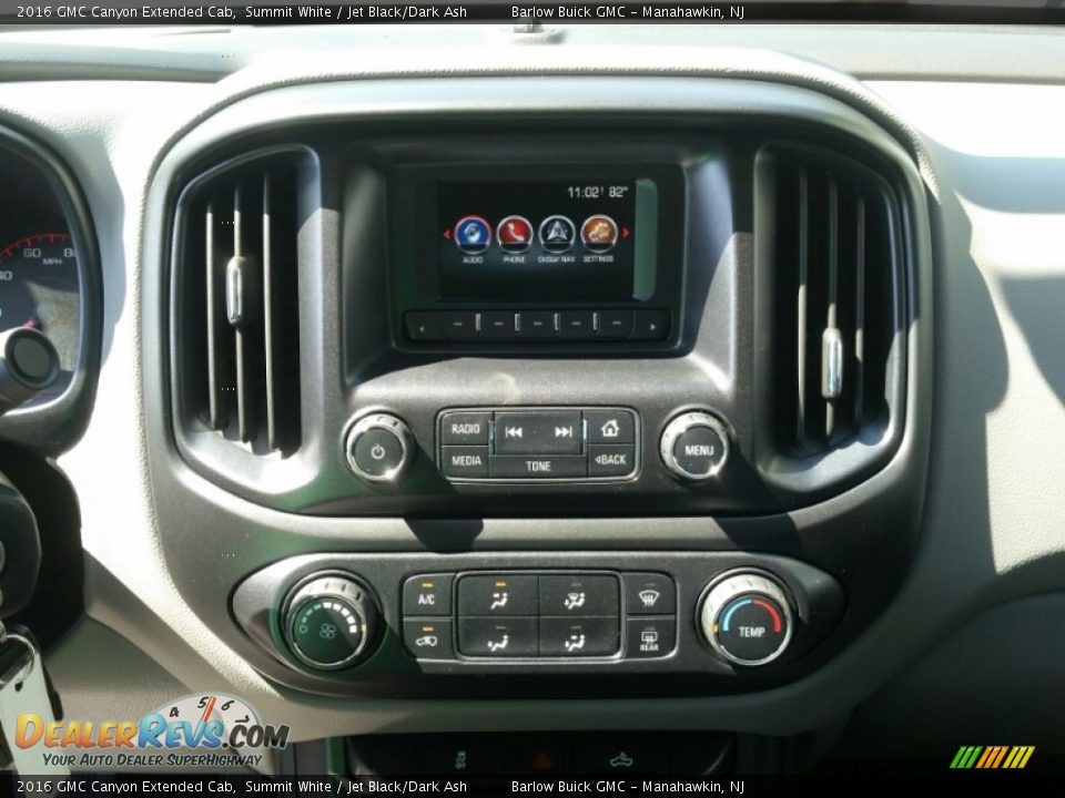 2016 GMC Canyon Extended Cab Summit White / Jet Black/Dark Ash Photo #7