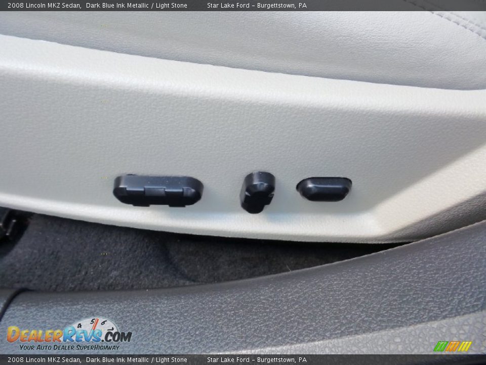 2008 Lincoln MKZ Sedan Dark Blue Ink Metallic / Light Stone Photo #15