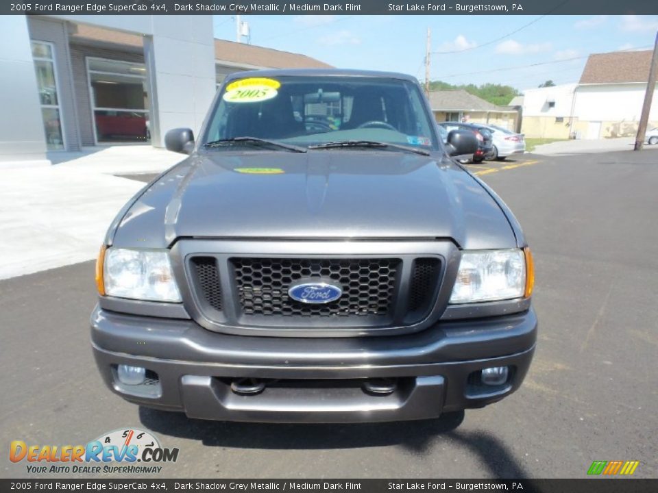 2005 Ford Ranger Edge SuperCab 4x4 Dark Shadow Grey Metallic / Medium Dark Flint Photo #2