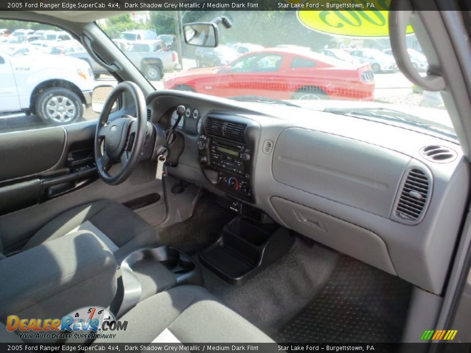 2005 Ford Ranger Edge SuperCab 4x4 Dark Shadow Grey Metallic / Medium Dark Flint Photo #5