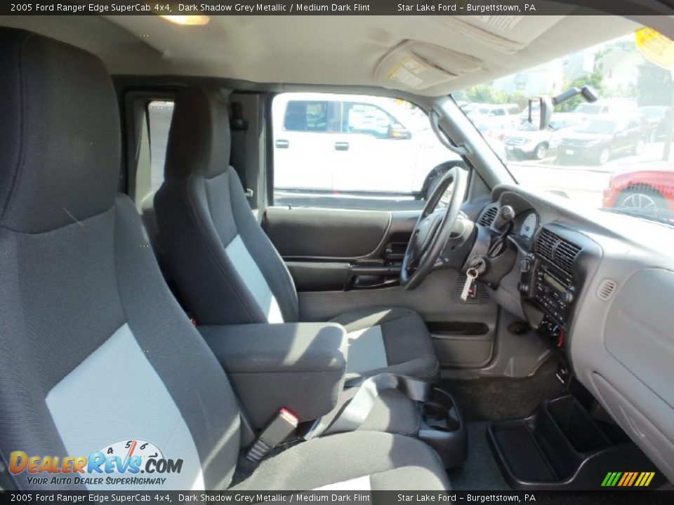 2005 Ford Ranger Edge SuperCab 4x4 Dark Shadow Grey Metallic / Medium Dark Flint Photo #7