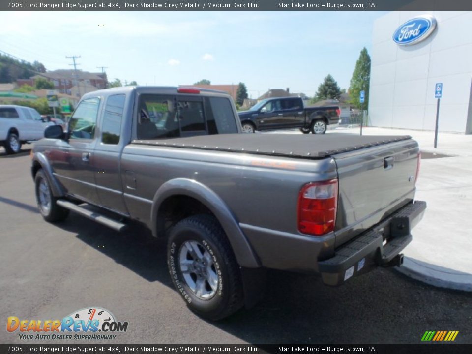 2005 Ford Ranger Edge SuperCab 4x4 Dark Shadow Grey Metallic / Medium Dark Flint Photo #12