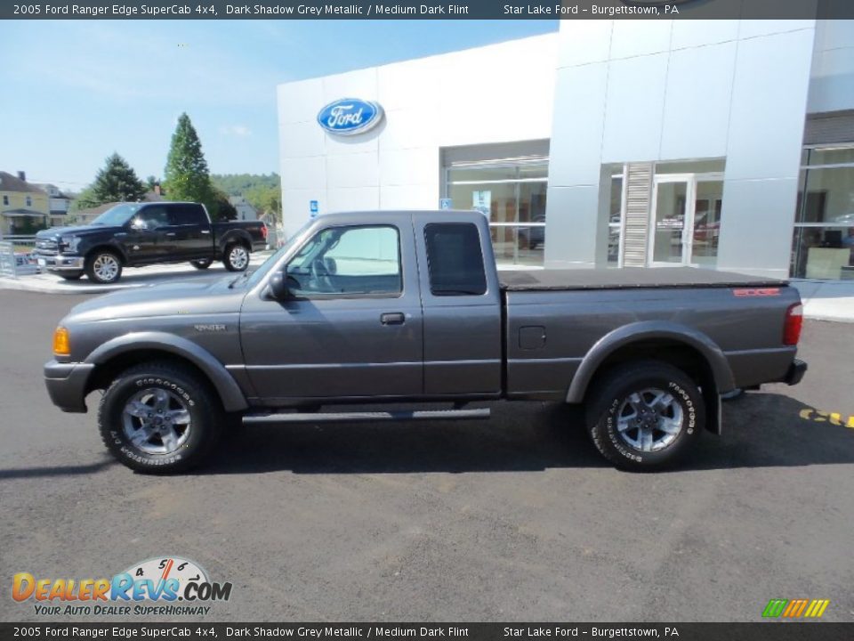 2005 Ford Ranger Edge SuperCab 4x4 Dark Shadow Grey Metallic / Medium Dark Flint Photo #13