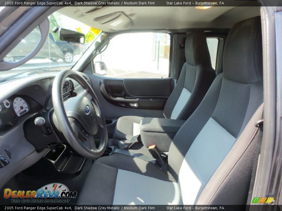 2005 Ford Ranger Edge SuperCab 4x4 Dark Shadow Grey Metallic / Medium Dark Flint Photo #14