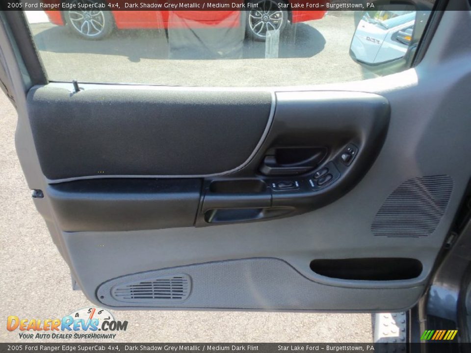 2005 Ford Ranger Edge SuperCab 4x4 Dark Shadow Grey Metallic / Medium Dark Flint Photo #15