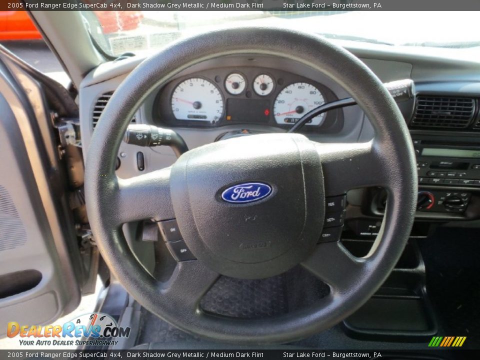 2005 Ford Ranger Edge SuperCab 4x4 Dark Shadow Grey Metallic / Medium Dark Flint Photo #17