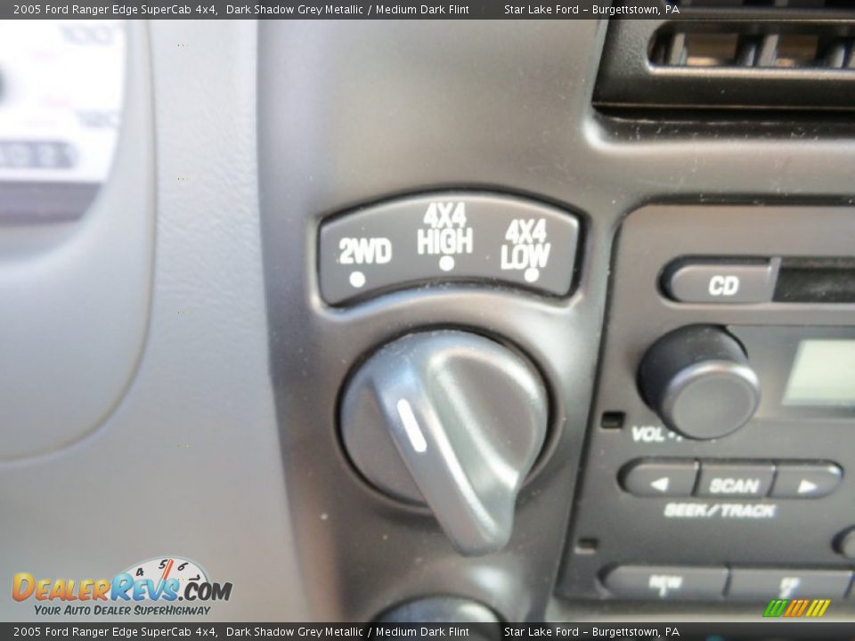 2005 Ford Ranger Edge SuperCab 4x4 Dark Shadow Grey Metallic / Medium Dark Flint Photo #18