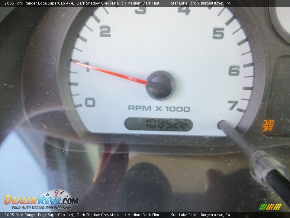 2005 Ford Ranger Edge SuperCab 4x4 Dark Shadow Grey Metallic / Medium Dark Flint Photo #19