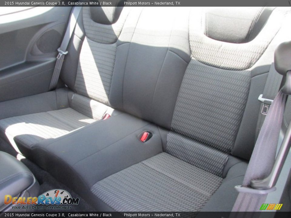 Rear Seat of 2015 Hyundai Genesis Coupe 3.8 Photo #22